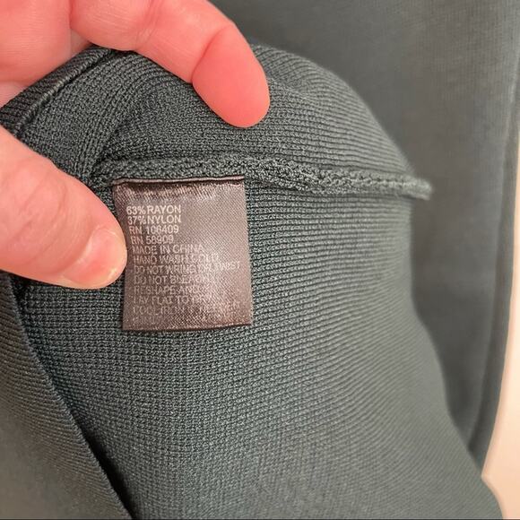 Antonio Melani Forest Green Sleeveless Midi Dress - Picture 8 of 8